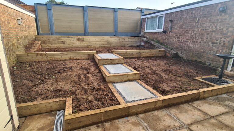 Groundworks and Garden re-design after
